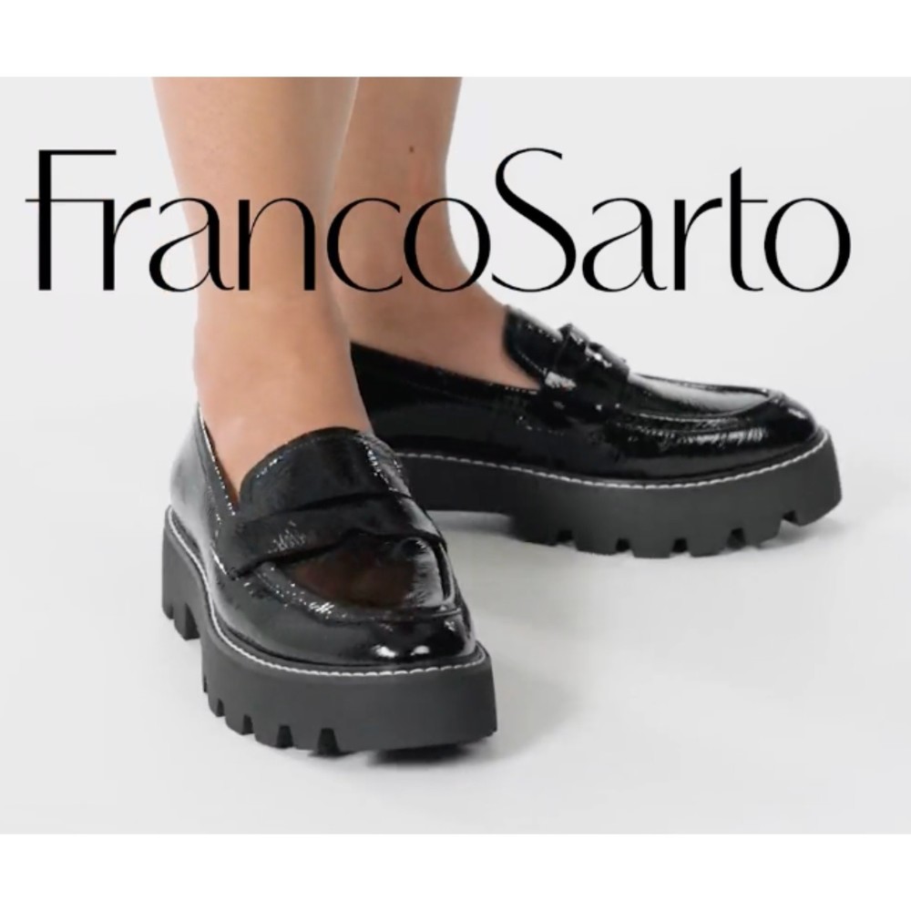 Franco Sarto lug heel loafers